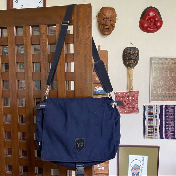 Y-3 Yohji Yamamoto Adidas wool crossbody bag Bags